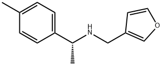 N-[(1R)-1-(4-Methylphenyl)ethyl]-3-furanmethanamine 结构式