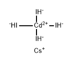 Cadmate(2-), tetraiodo-, dicesium, (T-4)- (9CI) 结构式
