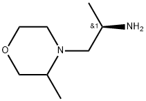 4-Morpholineethanamine, α,3-dimethyl-, (αR)- 结构式