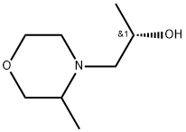 4-Morpholineethanol, α,3-dimethyl-, (αS)- 结构式