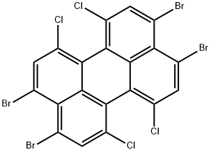 3,4,9,10-tetrabromo-1,6,7,12-tetrachloroperylene