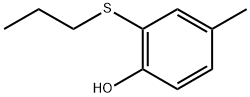 4-methyl-2-(propylthio)phenol 结构式