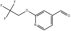 2-(2,2,2-Trifluoroethoxy)-4-pyridinecarboxaldehyde 结构式