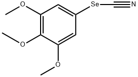 1,2,3-三甲氧基-5-硒代氰酸苯 结构式