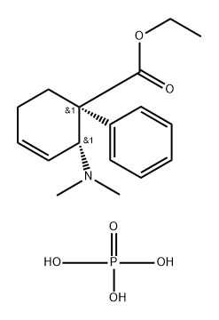 Tilidin-phosphat 结构式