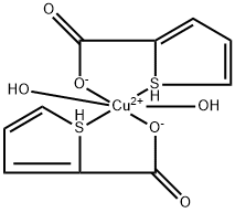Copper(I) thiophene-2-carboxylate hydrate 结构式