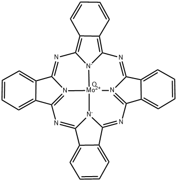 Oxo-phthalocyaninato-molybdenum (IV) 结构式