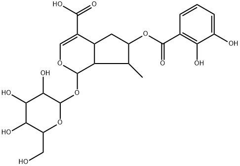 乌奴龙胆苷D 结构式