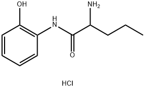 2-氨基-N-(2-羟基苯基)戊酰胺盐酸盐 结构式