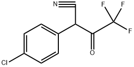 Benzeneacetonitrile, 4-chloro-α-(2,2,2-trifluoroacetyl)- 结构式