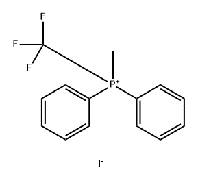 甲基二苯(三氟甲基)碘化鏻 结构式