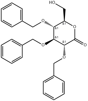 D-Gluconic acid, 2,3,4-tris-O-(phenylmethyl)-, δ-lactone 结构式