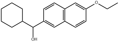 2-Naphthalenemethanol, α-cyclohexyl-6-ethoxy- 结构式