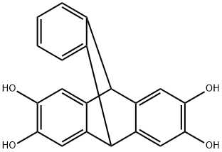 9,10-二氢-9,10-[1,2]苯并蒽-2,3,6,7-四醇 结构式