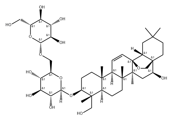 clinoposaponin X 结构式