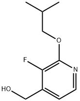 (3-fluoro-2-isobutoxypyridin-4-yl)methanol 结构式