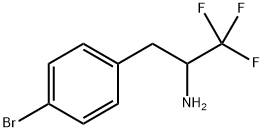 3-(4-溴苯基)-1,1,1-三氟丙-2-胺 结构式