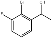 1-(2-溴-3-氟苯基)乙醇 结构式