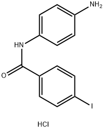 N-(4-氨基苯基)-4-碘苯甲酰胺盐酸盐 结构式
