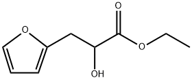 2-Furanpropanoic acid, α-hydroxy-, ethyl ester 结构式