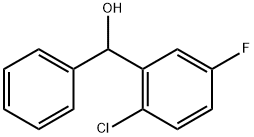 (2-chloro-5-fluorophenyl)(phenyl)methanol 结构式