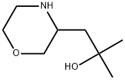 3-Morpholineethanol, α,α-dimethyl- 结构式