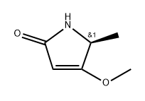 (S)-4-甲氧基-5-甲基-1H-吡咯-2(5H)-酮 结构式