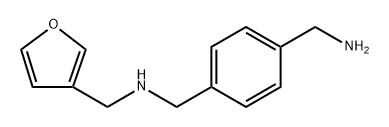 N1-(3-Furanylmethyl)-1,4-benzenedimethanamine 结构式