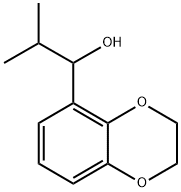 1-(2,3-dihydrobenzo[b][1,4]dioxin-5-yl)-2-methylpropan-1-ol 结构式