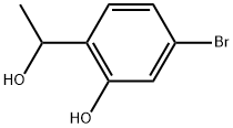 5-溴-2-(1-羟乙基)苯酚 结构式