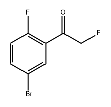 1-(5-溴-2-氟苯基)-2-氟乙酮 结构式