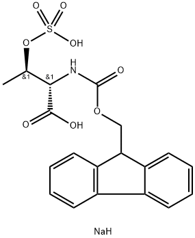 Fmoc-Thr(SO3Na)-OH 结构式