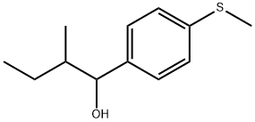 α-(1-Methylpropyl)-4-(methylthio)benzenemethanol 结构式