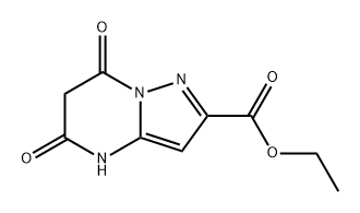 5,7-二氧代-4,5,6,7-四氢吡唑并[1,5-A]嘧啶-2-羧酸乙酯 结构式