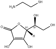 L-Ascorbic acid, compd. with 2-aminoethanethiol (1:1) (8CI,9CI) 结构式
