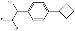 4-Cyclobutyl-α-(difluoromethyl)benzenemethanol 结构式