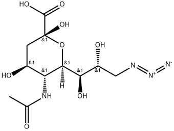 9-叠氮-9-脱氧-唾液酸 结构式