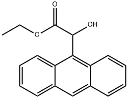 Ethyl α-hydroxy-9-anthraceneacetate 结构式