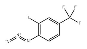 1-azido-2-iodo-4-(trifluoromethyl)benzene 结构式