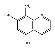 7,8-Quinolinediamine, hydrochloride (1:1) 结构式