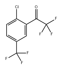 1-(2-CHLORO-5-(TRIFLUOROMETHYL)PHENYL)-2,2,2-TRIFLUOROETH 结构式