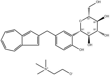 化合物 YM-543 CHOLINE 结构式