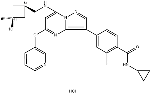 CFI-402257 HCl 结构式