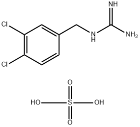 bis(1-[(3,4-dichlorophenyl)methyl]guanidine), sulfuric acid 结构式