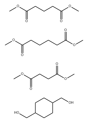 Cyclohex-1,4-ylenedimethanol, oligomeric reaction products with dimethyl adipate, dimethyl glutarate and dimethyl succinate 结构式