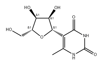 6-Methylpseudouridine 结构式