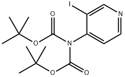 3-iodopyridin-4-di-Boc-amine 结构式