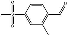 2-Methyl-4-(methylsulfonyl)benzaldehyde 结构式