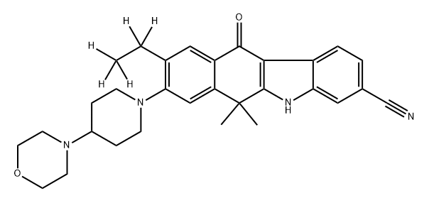 Alectinib D5 结构式