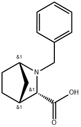 (1S,3S,4R)-2-苄基-2-氮杂二环[2.2.1]庚烷-3-羧酸 结构式